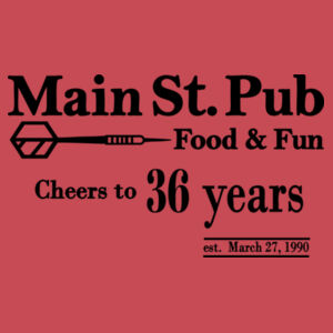 Main St 36th Soft Tee Design