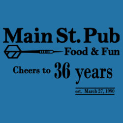 Main St 36th Soft Tee Design