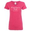 Women’s Glitter V-Neck T-Shirt Thumbnail